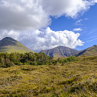 Buy canvas prints of Glamaig and Red Hills Skye by Rosaline Napier