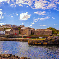 Buy canvas prints of Portsoy Harbour by Rosaline Napier
