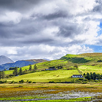 Buy canvas prints of Isle of Skye rural landscape by Rosaline Napier