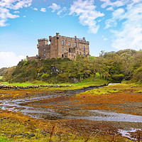 Buy canvas prints of Dunvegan Castle Skye by Rosaline Napier