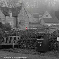 Buy canvas prints of Telephone Box In Snowshill by Kevin Maughan
