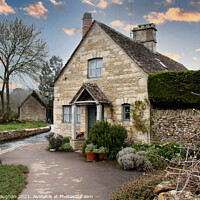 Buy canvas prints of Cotswolds Cottage by Kevin Maughan