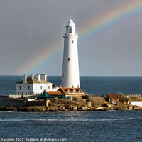 Buy canvas prints of St Marys Lighthouse by Kevin Maughan