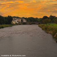 Buy canvas prints of River Derwent At Cockermouth by Kevin Maughan