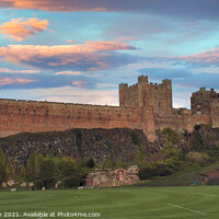 Buy canvas prints of Bamburgh Castle Northumberland by Kevin Maughan