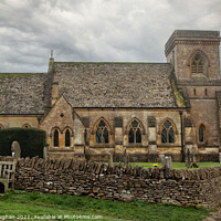 Buy canvas prints of St Barnabas Church In Snowshill by Kevin Maughan