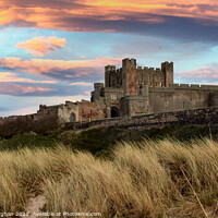 Buy canvas prints of Bamburgh Castle From The Beach by Kevin Maughan