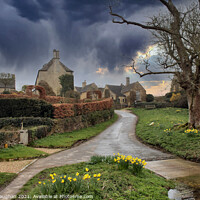 Buy canvas prints of Enchanting Lower Slaughter Village by Kevin Maughan