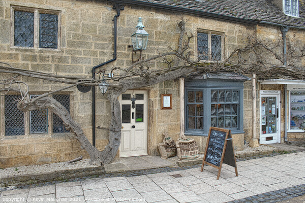 A Quaint Coffee Haven in the Heart of Cotswolds Picture Board by Kevin Maughan
