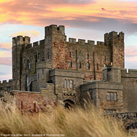 Buy canvas prints of Bamburgh Castle From The Beach by Kevin Maughan