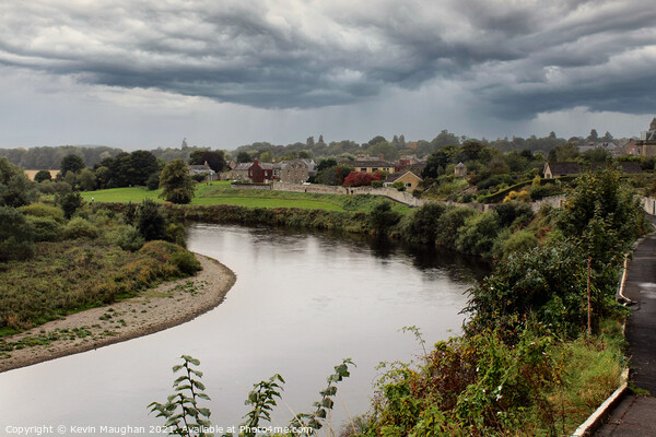 The River Tweed In Coldstream Picture Board by Kevin Maughan