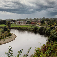 Buy canvas prints of The River Tweed In Coldstream by Kevin Maughan