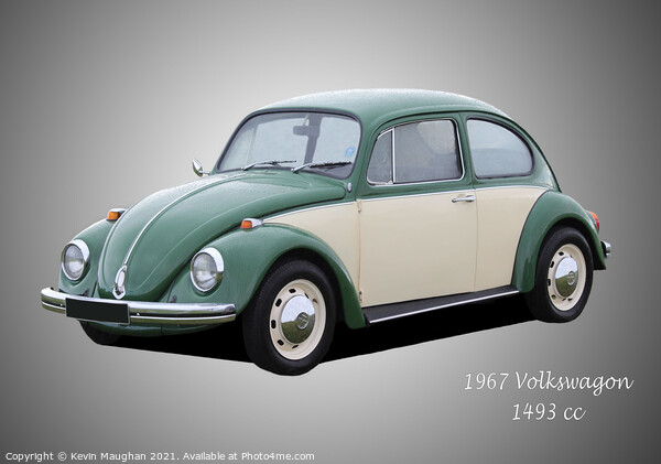 1967 Volkswagen Car Picture Board by Kevin Maughan