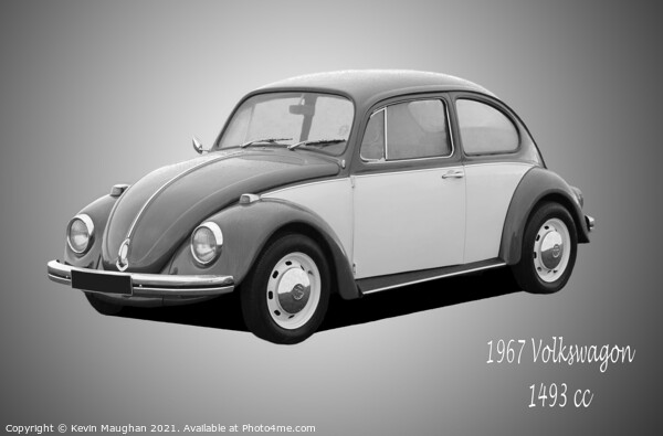 1967 Volkswagen Car Picture Board by Kevin Maughan