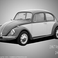 Buy canvas prints of 1967 Volkswagen Car by Kevin Maughan