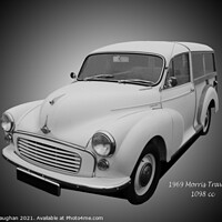 Buy canvas prints of Timeless Elegance: The 1969 Morris Traveller by Kevin Maughan