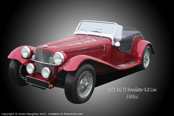 1971 Ng Tf Roadster (Kit Car) Picture Board by Kevin Maughan