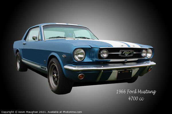 1966 Ford Mustang Picture Board by Kevin Maughan