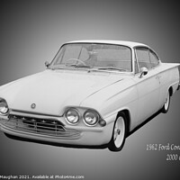 Buy canvas prints of 1962 Ford Consul Classic by Kevin Maughan