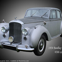 Buy canvas prints of A Timeless Beauty: The 1954 Bentley R Type by Kevin Maughan