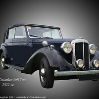 Buy canvas prints of 1940 Daimler DB18 Soft Top by Kevin Maughan