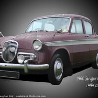 Buy canvas prints of 1960 Singer Gazell by Kevin Maughan