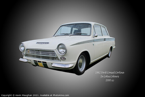 Vintage Beauty: The 1962 Ford Consul Cortina Picture Board by Kevin Maughan