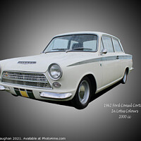 Buy canvas prints of Vintage Beauty: The 1962 Ford Consul Cortina by Kevin Maughan