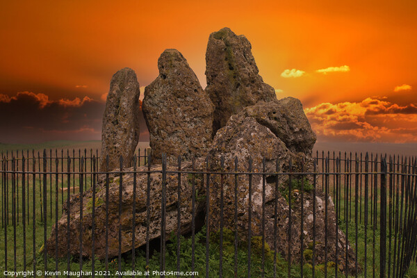 The Whispering Knights (The Rollright Stones) Picture Board by Kevin Maughan