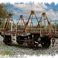 Buy canvas prints of Railway Freight Wagon Waiting For Restoration by Kevin Maughan