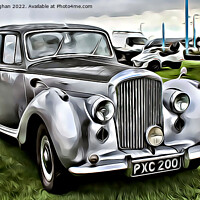 Buy canvas prints of Bentley Type R (Digital Cartoon Art) by Kevin Maughan