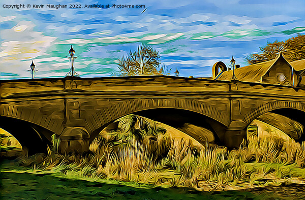 Telford Bridge Morpeth (Digital Art Image) Picture Board by Kevin Maughan