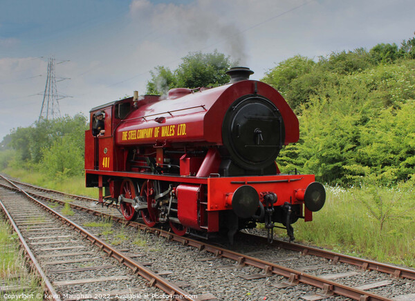 Steam Locomotive No. 401 Thomas Burt (2) Picture Board by Kevin Maughan