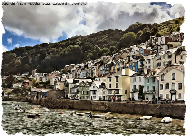 Dartmouth In Devon (3) Digital Art Picture Board by Kevin Maughan