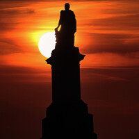 Buy canvas prints of Lord Collingwood Monument (A Different View) by Kevin Maughan