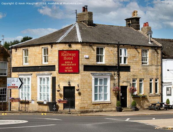 The Railway Hotel At Haydon Bridge Picture Board by Kevin Maughan