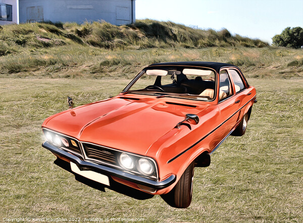1977 Vauxhall Viva (Digital Art) Picture Board by Kevin Maughan
