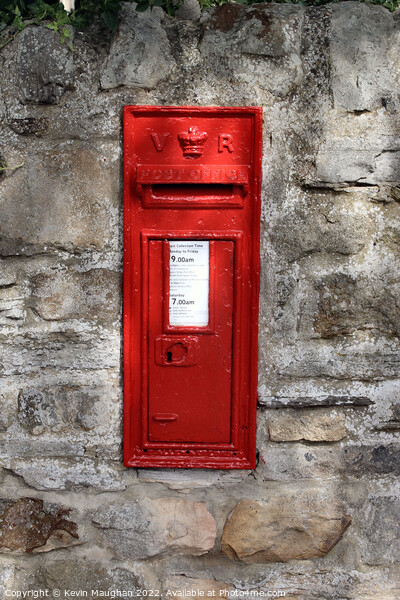 The Charming Victorian Post Box Picture Board by Kevin Maughan