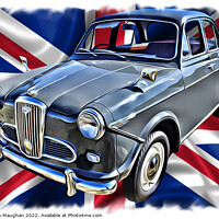 Buy canvas prints of 1961 Wolseley (Digital Art) by Kevin Maughan