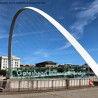 Buy canvas prints of Gateshead Millennium Bridge by Kevin Maughan