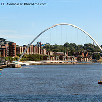 Buy canvas prints of The Millennium Bridge by Kevin Maughan