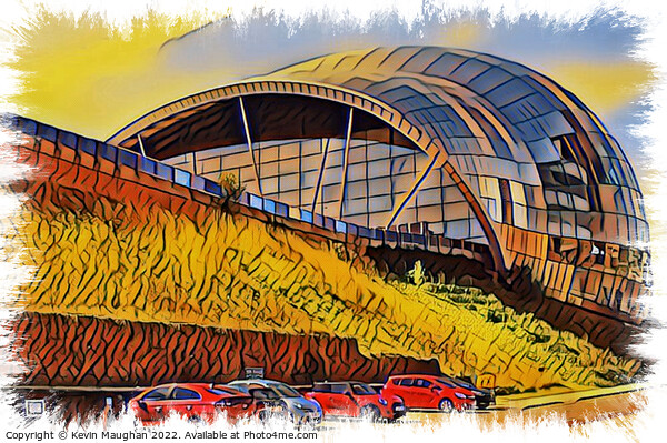 The Iconic Sage Gateshead Picture Board by Kevin Maughan