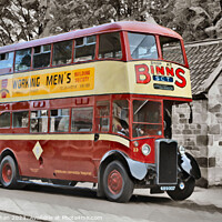 Buy canvas prints of Vintage Crossley Bus: A Nostalgic Journey by Kevin Maughan