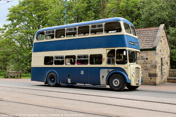 1954 Daimler Bus Picture Board by Kevin Maughan