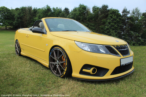 Saab 9-3 Cabriolet 2009 Picture Board by Kevin Maughan
