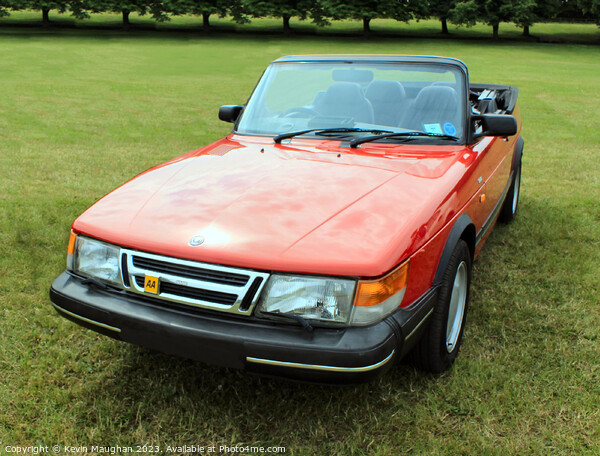 Saab 900 Convertible 1991 Picture Board by Kevin Maughan