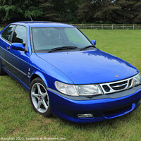 Buy canvas prints of Saab 9-3 Aero Coupe 1999 by Kevin Maughan