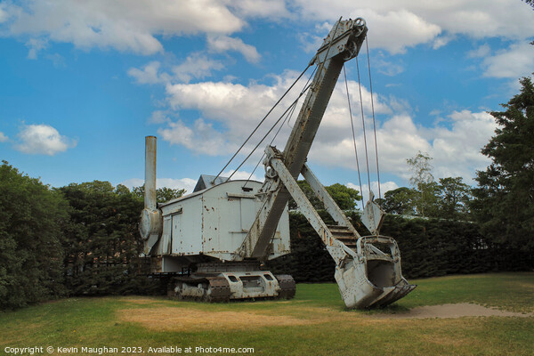 1931 Ruston Bucyrus 25-RB Steam Shovel Picture Board by Kevin Maughan