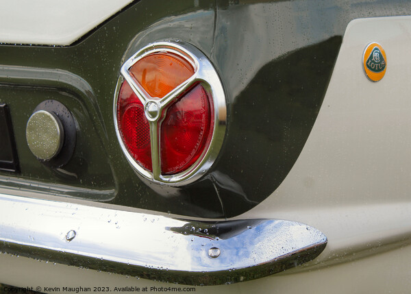 Lotus Mark 1 Cortina Rear Light Cluster Picture Board by Kevin Maughan