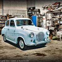 Buy canvas prints of "Timeless Elegance: Captivating Austin A35" by Kevin Maughan